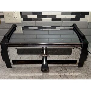 Vintage Toastmaster Reversible Tabletop Oven Toaster Broiler Model 5231 Chrome